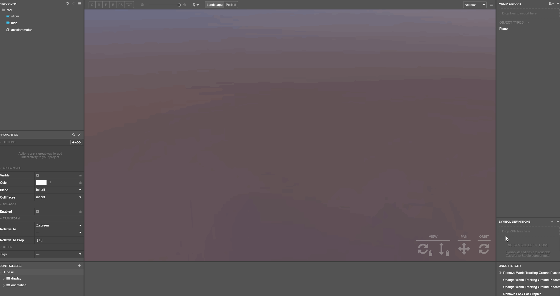 Visibility inherit